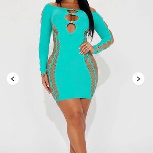 Black Cutout Bodycon Dress - Women